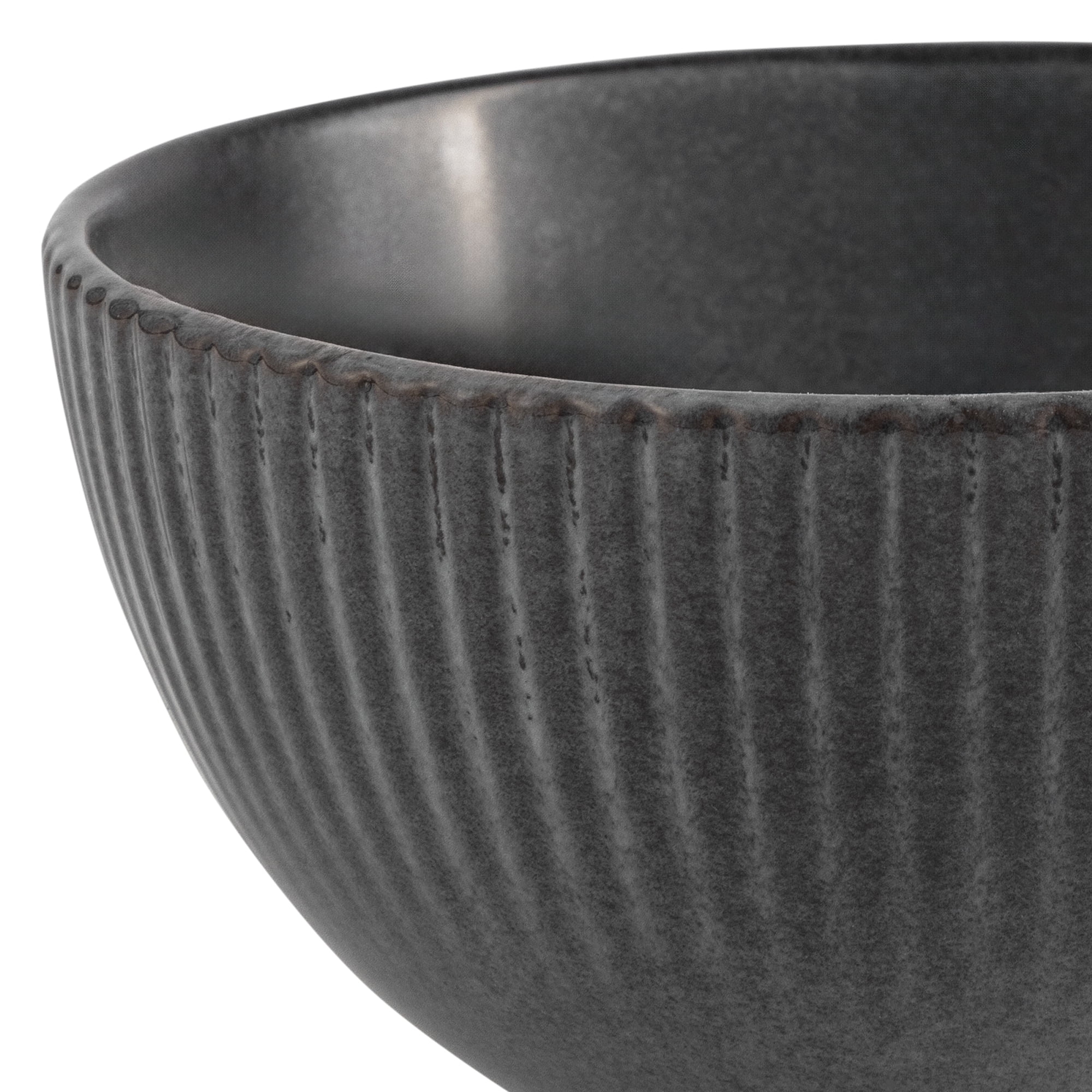 (2 pack) Better Homes & Gardens Sawyer Stoneware Cereal Bowl Grey