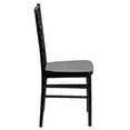 thumbnail image 6 of Kingfisher Lane Resin Black Dining Chair Rectangular Stacking 36.5" Unassembled, 6 of 9