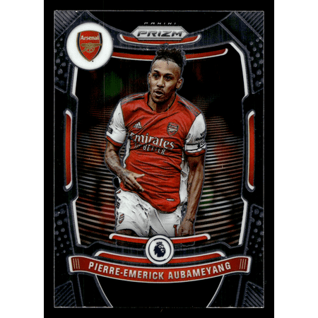 2021 Panini Prizm Pierre-Emerick Aubameyang #209 Arsenal Premier League Soccer Trading Card