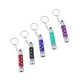thumbnail image 3 of EeaseMX 5 llaveros con linterna, llavero portátil LED, llavero decorativo, pequeño regalo para hombres y mujeres (rojo, morado, verde, azul y negro), 3 of 7