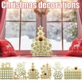 thumbnail image 1 of Fiudx Calendario de Adviento de Madera, Decoración para Fiestas Navideñas, Soporte para Bombones, Decoración de Mesas Festivas, Decoración Navideña para El Hogar, Centro de Mesa para Bodas, Tamaño 40, 1 of 6