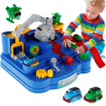 thumbnail image 1 of Car Adventure Toys Car Race Track Toys with 2 Cartoon Vehicles Puzzle Adventure Car Track Toy Reusable Interactive Racing Kid, 1 of 11