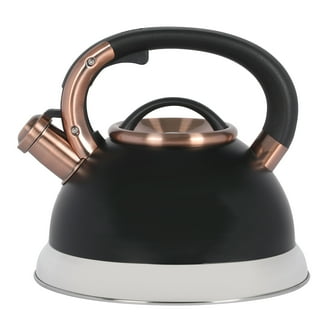 Copco 2.5-quart Stainless Steel Tea Kettle, Rainbow Titanium