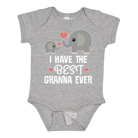 

Inktastic Best Granna Ever Grandchild Gift Baby Boy or Baby Girl Bodysuit