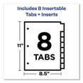 thumbnail image 5 of Insertable Big Tab Dividers, 8-Tab, Letter | Bundle of 2 Sets, 5 of 5