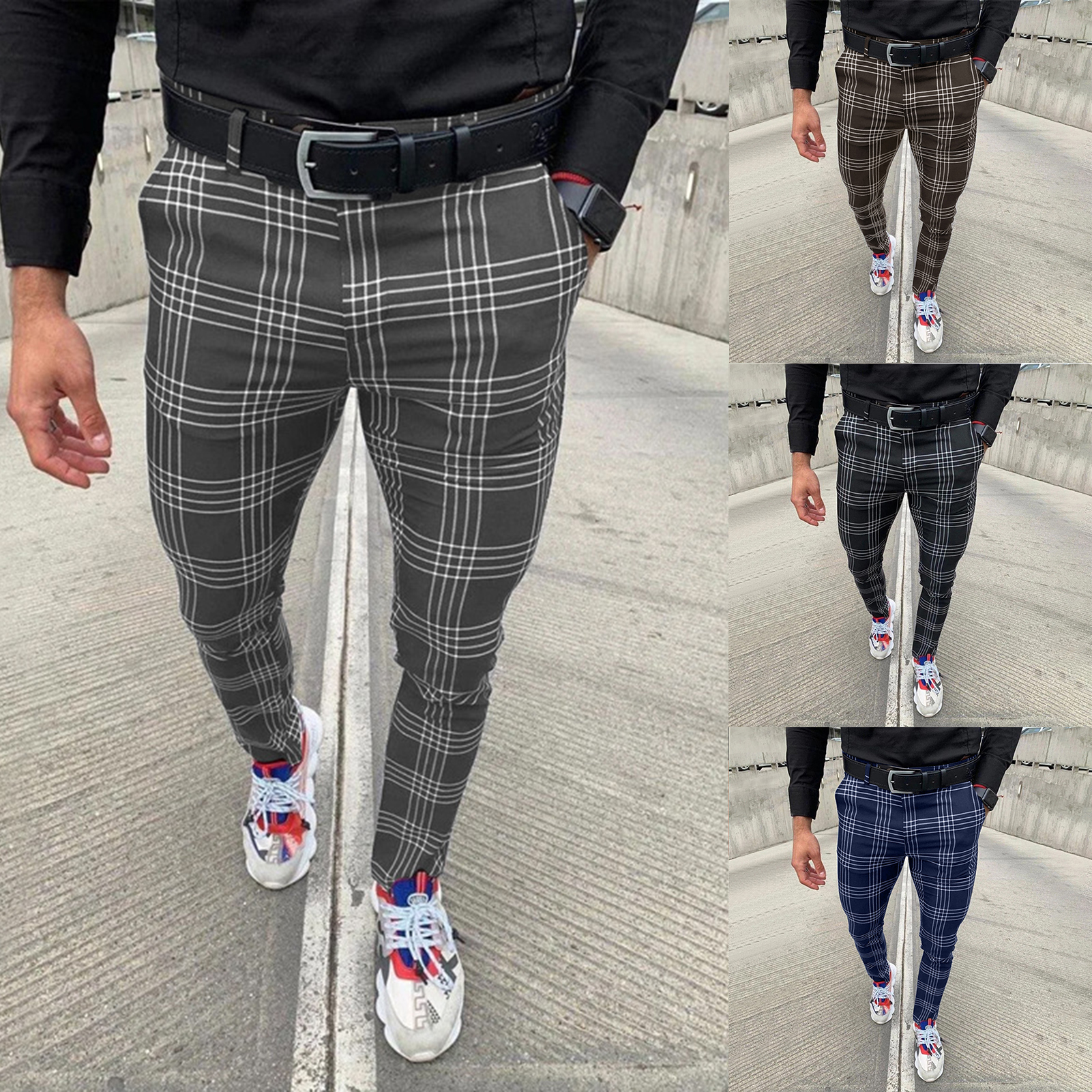 checkered pants mens