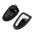 thumbnail image 5 of Interior Door Handle, ABS Door Handle Cover Chrome Car Interior Door Handle Cover Trim Bowl Compatible with CLIO SCENIC TRAFIC(A pair), 5 of 8