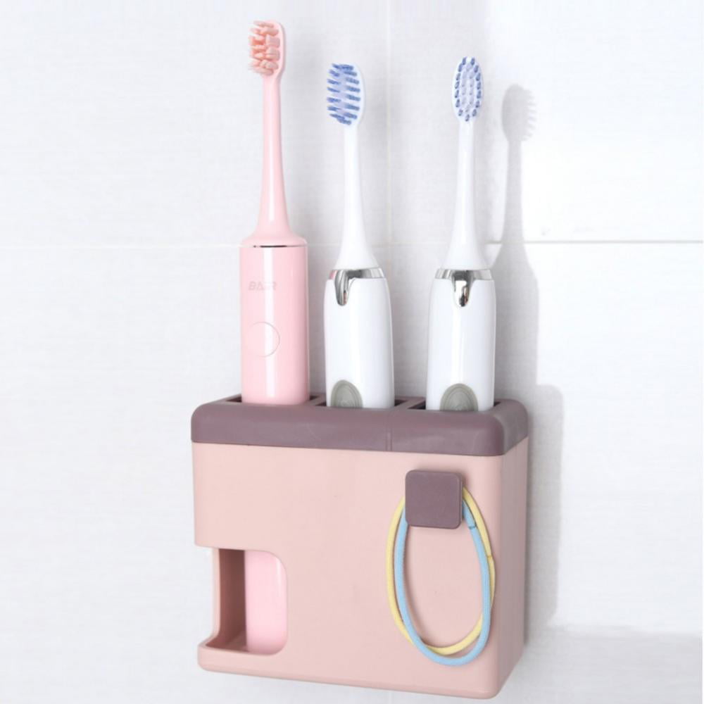 1pc Adhesive Wall Mounted Electric Toothbrush Holder Tooth Brush Traceless Stand 