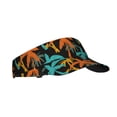 thumbnail image 2 of Daiia Palm Trees Pattern Sport Sun Visor Hats Visor Cap Adjustable Empty Top Baseball Cap Cotton Ball Caps for Women and Men, 2 of 8