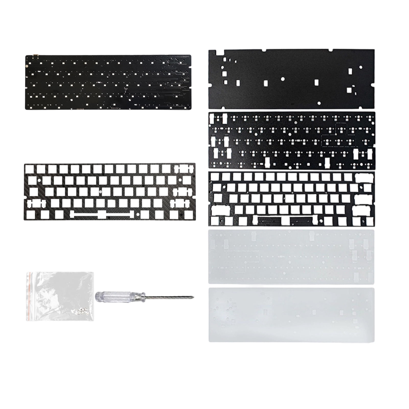 Mechanical Keyboard Set Magnet Switches Sound Dampening Quiet Typing Full Sst