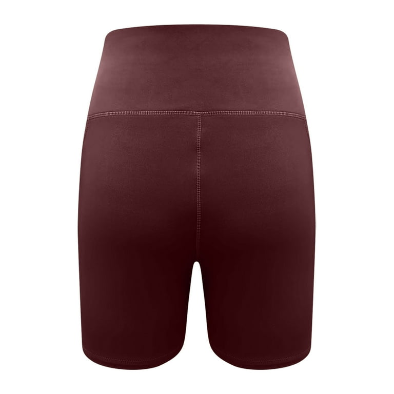 CFLVAEK High Waisted Biker Shorts with Pockets for Women Plus Size