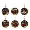 thumbnail image 3 of WEIOUKC 6PCS Wooden Christmas Ornaments Diamond Painting Kits for Adults, Christmas Diamond Art Hanging Pendant DIY Single-Side Craft Kit, for Tree & Wall Decor, 3 of 8