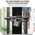 thumbnail image 3 of Fingerprint Lock with Key Backup USB Rechargeable Key / BT TTLock APP / Fingerprint Unlock Smart Keyless IP67 Waterproof, 3 of 10