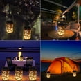 thumbnail image 5 of Solar Lanterns Outdoor Hanging Lights - Bronze Metal LED Decorative Light for Garden, Patio & Porch - Waterproof & Energy-Saving(C), 5 of 6