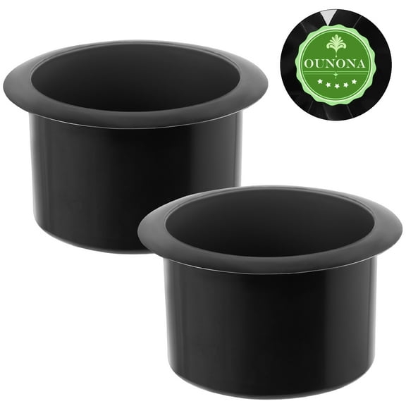 Uonlytech 2Pcs Black Recliner Handles Replacement Cup Holder Insert for Sofa Boat Car and Game Table