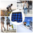 thumbnail image 4 of Hirioo Buffalo Plaid Blue Black for Men's Boxer Briefs Men Cotton Underwear Boxer Briefs Panties-X-Large, 4 of 5