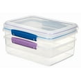 thumbnail image 5 of Sistema Klip It 2L Plastic Food Storage Containers, Blue, Set Of 2, 5 of 5