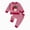 H154-Red, variant on TOWED22 Baby Girl Fall Winter Outfits Set Toddler Clothes Long Sleeve Soft Sweatshirt Joggers Pants 2 Piece(Red,12-18 M)