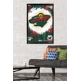 thumbnail image 2 of NHL Minnesota Wild - Maximalist Logo 23 Wall Poster, 22.375" x 34" Framed, 2 of 5