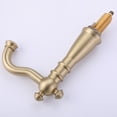 thumbnail image 6 of Classic Solid Brass Widespread Faucet, 2-handle Bathroom Sink Faucet, 6 of 8