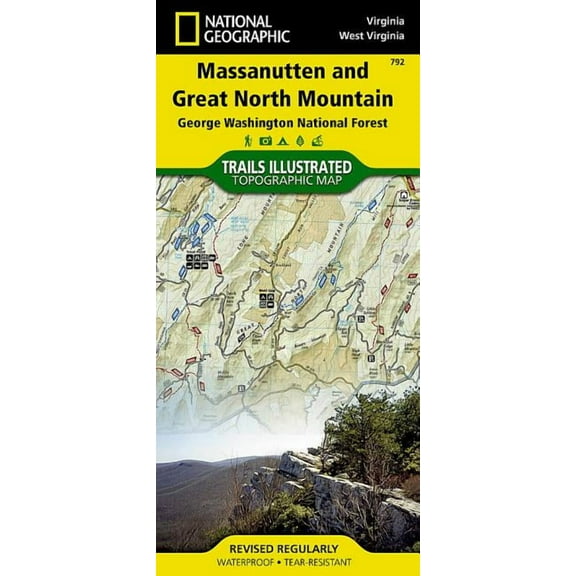 National Geographic Maps: Trails Illustrated: Massanutten and Great North Mountains [george Washington National Forest] - Folded Map