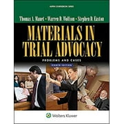 Pre-Owned Materials in Trial Advocacy: Problems and Cases (Paperback) 1454852038 9781454852032