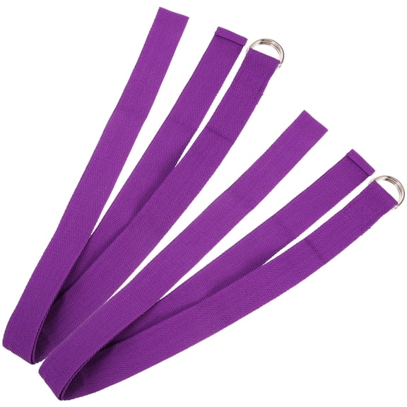 OFFIGAM 2-Pack Yoga Straps for Stretching and Fitness, Inelastic Bands for Multi-Purpose Exercise Support