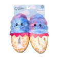 thumbnail image 3 of Fuzzy Babba Women's Ice Cream 3D Plush Slippers, 1-Pack, Sizes XS/S, M/L, L/XL, 3 of 8