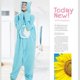 thumbnail image 3 of Cartoon Bear Onesie Pajamas For Adults - Cosplay Costume For Halloween - Soft Fleece Home Clothes, 3 of 3