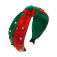 thumbnail image 2 of Diadema Navideña Jinwen Con Foto para el Pelo Verde Rojo, 2 of 8