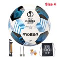 thumbnail image 3 of Balones de fútbol originales Molten, tamaño 5, tamaño 4, material de TPU, cosidos a máquina, para deportes al aire libre, fútbol, entrenamiento, partidos, liga, 3 of 5