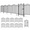 8 Pack - 48 in(H) x 18 ft(L) with Gate, variant on Garden Fence 10 Pack - 24 in (H) x 22.5 ft (L) with Gate Outdoor Yard Patio Protection
