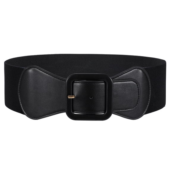 SUOSDEY Women Elastic Wide Belt Stretchy Vintage Ladies Waist Belt for Dress