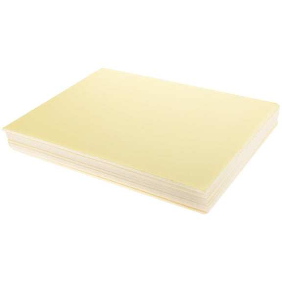 KALLORY 10 Sheets EVA Foams Boards Yellow Foam Board for Craft Board Cardboard Sheet 39.50X30.00X0.50CM