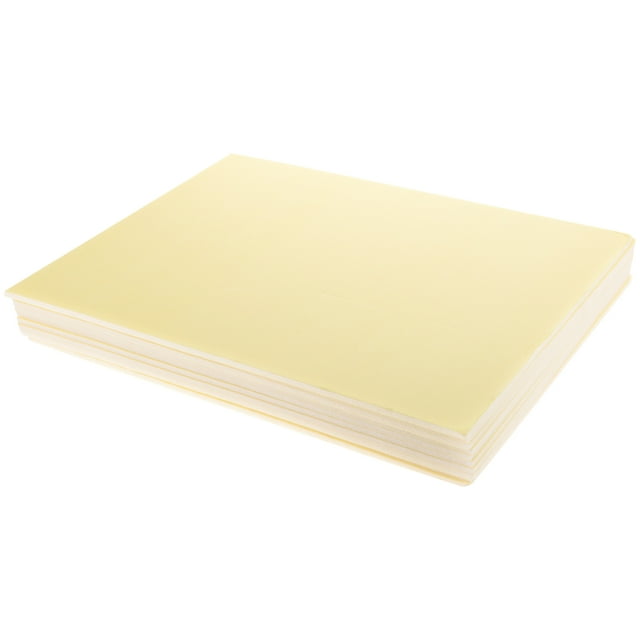 WASHWEPE Foam Board 10 Sheets Yellow for Form Boards Kindergarten Use 39.50X30.00X0.50CM