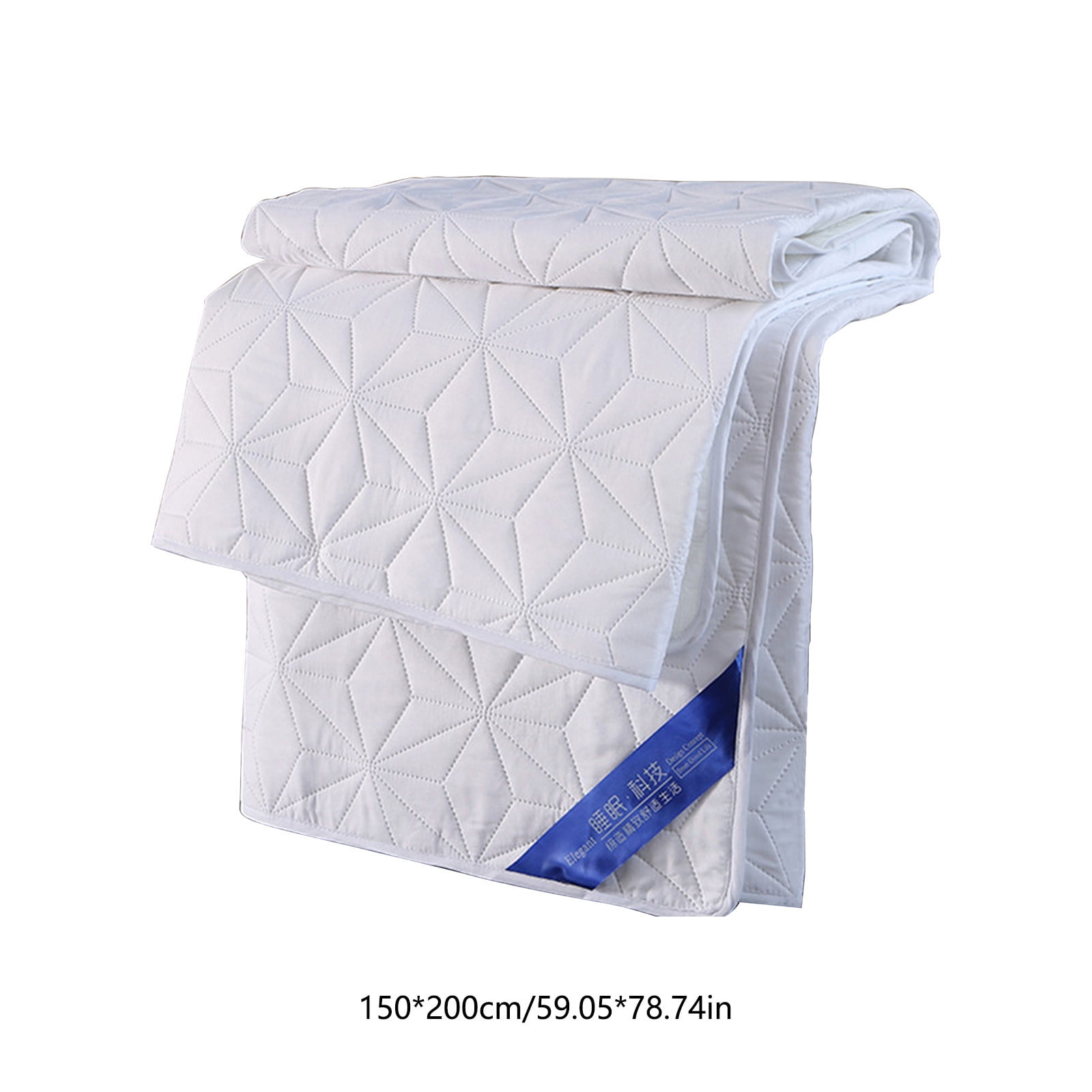 Hmgxay Waterproof Mattress Protector, Quilted Fitted Dust-Proof Mattress Pad Cover, Cozy Sleep-Soft Breathable Bed Mattress Cover(59.0x78.7 Inches)