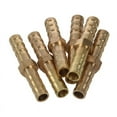 thumbnail image 2 of 25pcs 6mm Inner Dia Air Gas Straight Hose Pipe Barb Coupler Connector,25pcs Hose Barb Coupler,gold, 2 of 8