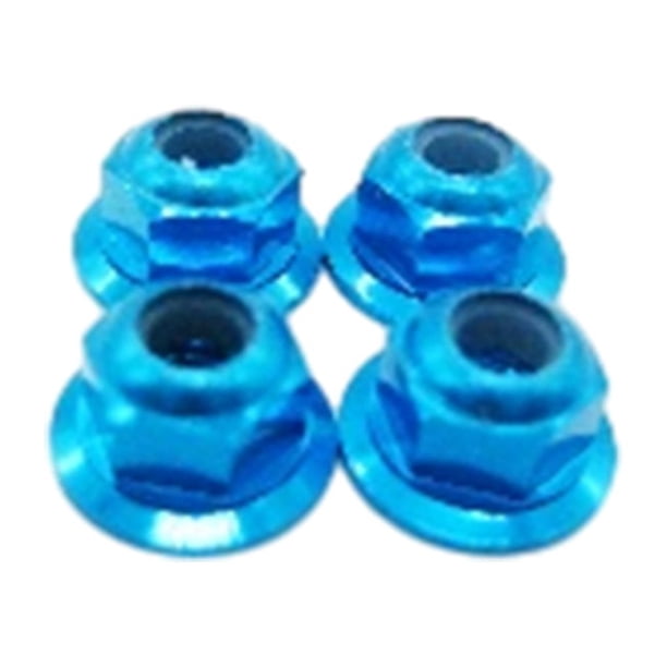 Tuerca de neumático Bewildely para coche teledirigido 1/12 Wltoys K959 L202 Azul