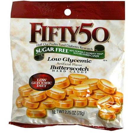 Fifty 50 Butterscotch Hard Candy, 2.75 O
