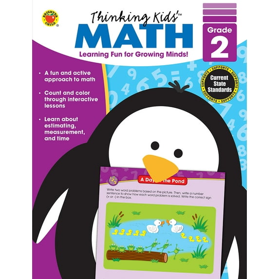 Thinking Kids’®: Thinking Kids’ Math , Grade 2 (Paperback)