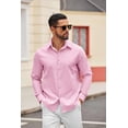 thumbnail image 7 of COOFANDY Men's Button Down Shirts Long Sleeve Casual Dress Shirts Fashion Shirts, 7 of 7