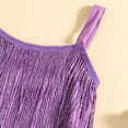thumbnail image 4 of Jamsmile Toddler Girls Dress Spaghetti Strap Tassel Flapper Sequins Dance Dresses Little Girls Princess Party Bridesmaid Dress, 4 of 6