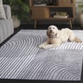 thumbnail image 3 of SAFAVIEH Maya Thalia Geometric Area Rug, Ivory/Grey, 6'7" x 6'7" Square, 3 of 11