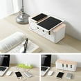 thumbnail image 1 of Fyydes Cable Storage Box,Cable Organizer Box,Dustproof Cable Cords Power Strips Management Storage Box Organizer For Home Office Desks, 1 of 8