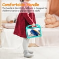 thumbnail image 6 of SUPNICE Kids Case with Built-in Screen Protector for Samsung Galaxy Tab A8 10.5" 2022 (Model SM-X200/X205/X207), Shockproof Handle Stand Protective Case for Samsung Tab A8 10.5 Inch 2022, Turquoise, 6 of 8