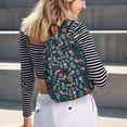 thumbnail image 5 of Balery cute fall fox Mochila Clásica Impresa Básica para Viaje, Mochila Escolar Resistente al Agua, Mochila de Lona con Correas Ajustables-Medium, 5 of 5