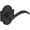 Black, variant on Baldwin 5452V190PRIV 5452V Privacy Door Lever Set - Black