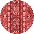 thumbnail image 1 of Ahgly Company Machine Washable Indoor Round Southwestern Red Country Area Rugs, 5' Round, 1 of 1