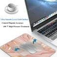 thumbnail image 3 of Gold Marble Stripes Pattern Mouse Pad Anti-Slip Rubber Base Wireless Mouse Pads for Laptop Stylish Desk Accessory, 3 of 5