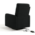 thumbnail image 4 of Storkcraft Kyoto Power Recliner, Black Boucle, 4 of 12
